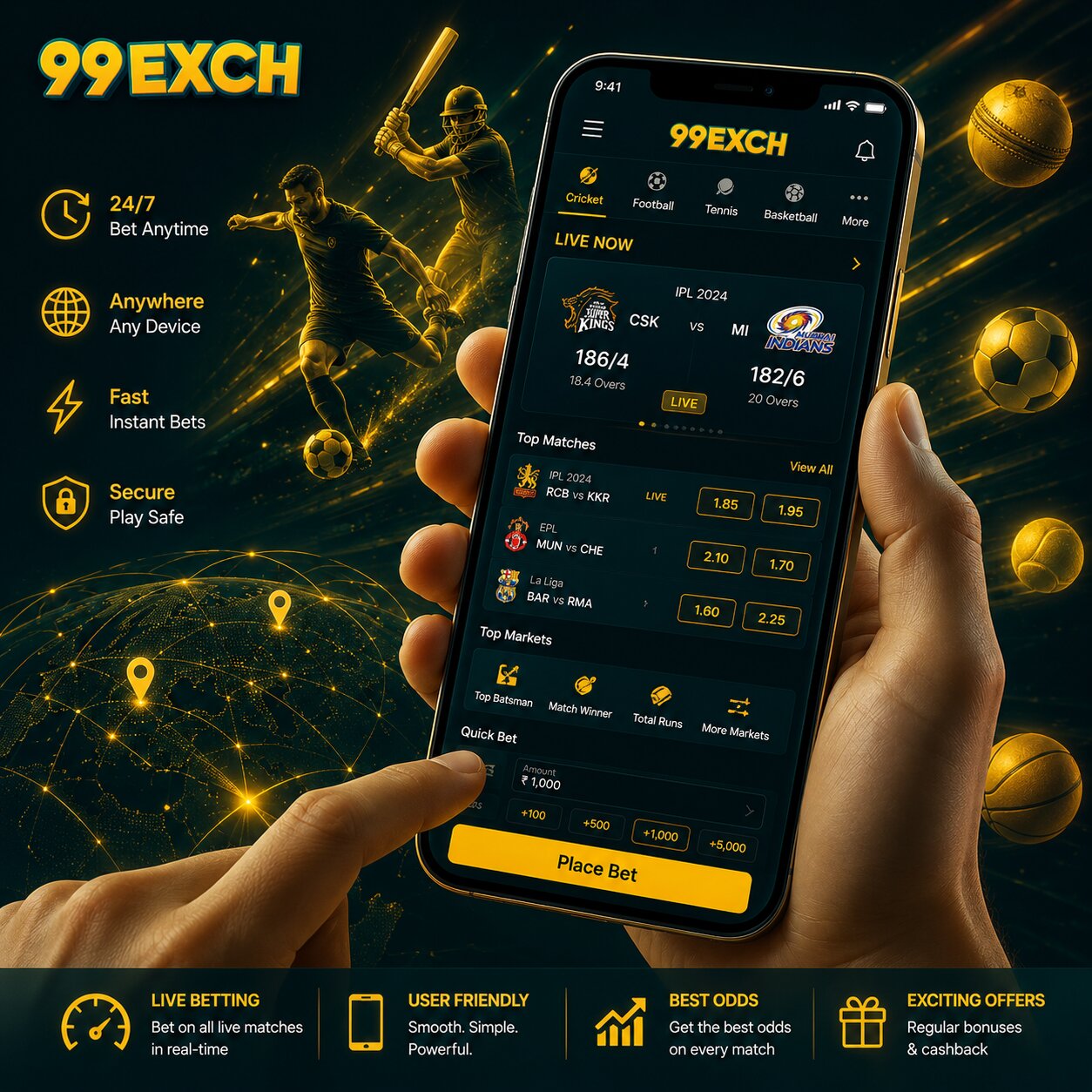 Get the Latest 99Exch App for Android & iOS