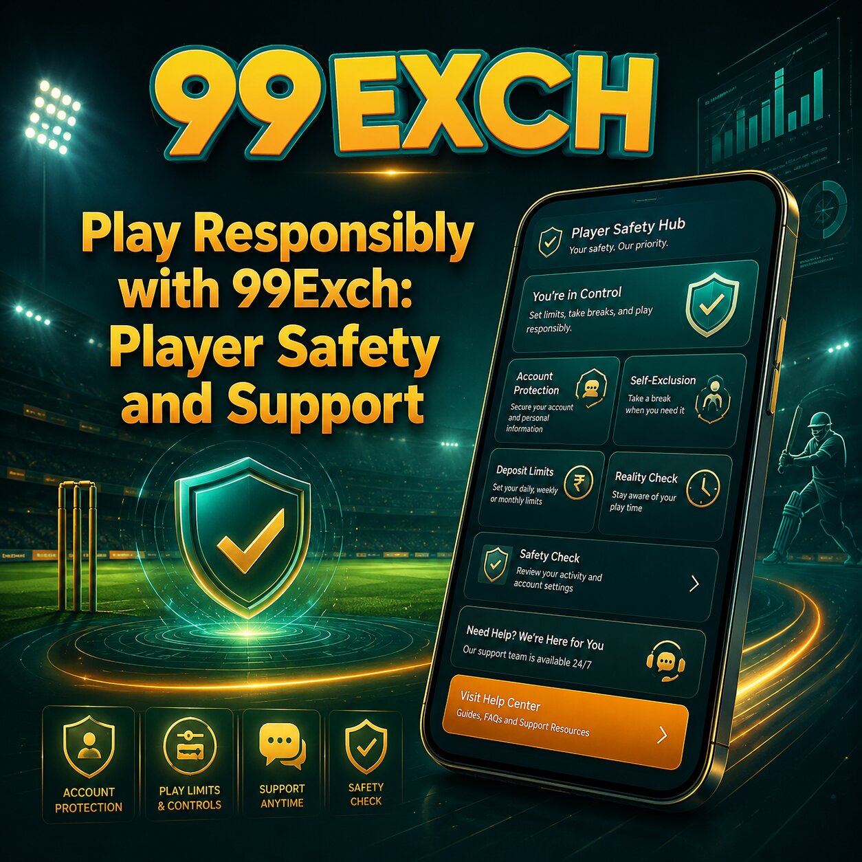 Play Responsibly with 99Exch: Player Safety and Support