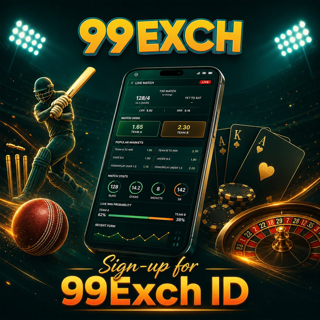 Sign-up for 99Exch ID