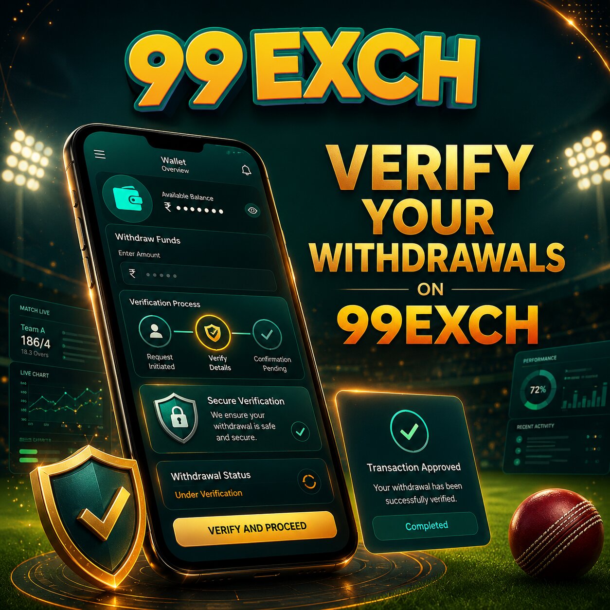 Verify Your Withdrawals on 99Exch